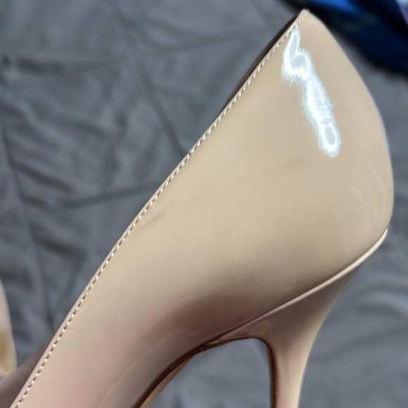 Christian Dior Elegant Essence Pointed Toe Nude Stiletto Heels Size 41 - Picture 9 of 12